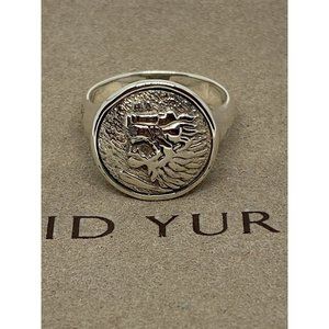 DAVID YURMAN PETRVS LION PETRVS LION SIGNET RING 9.75